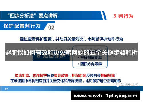 赵鹏谈如何有效解决欠薪问题的五个关键步骤解析